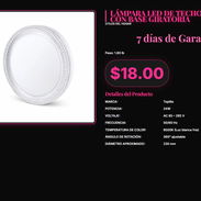 Lámpara Toplite 24W Techo LED Giratoria 6500K Fría, Lámpara LED 24W Toplite Giratoria 360° Techo 6500K . - Img 57321927
