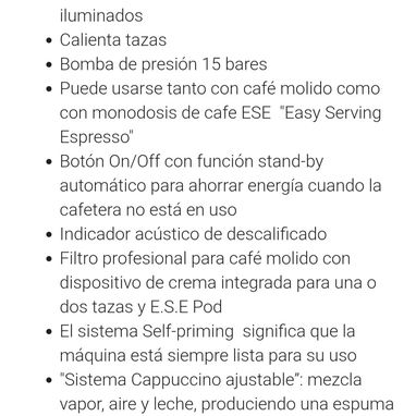 CAFETERA SEMIPROFESIONAL - 6/7