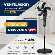 Ventilador de Pedestal de 18" Marca EÒN - Img 55145606