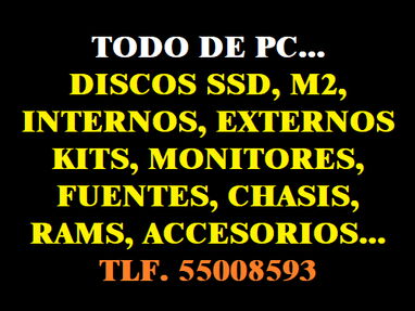 55008593 SSD-M2-INT-EXT NUEVOS, MENSAJERIA, CUALQUIER FORMA DE PAGO, GARANTIA. TENEMOS TODO DE PC, CONTACTENOS!!! - Img main-image