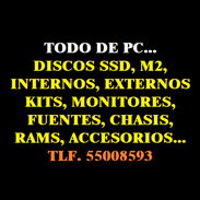 55008593 SSD-M2-INT-EXT NUEVOS, MENSAJERIA, CUALQUIER FORMA DE PAGO, GARANTIA. TENEMOS TODO DE PC, CONTACTENOS!!! - Img 41301224