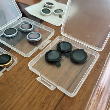 Aros independientes de aluminio y cristal para iphone de la serie 11 hasta la 14 completa! - Img 88928277