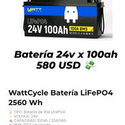 🔋Baterías LifePo4 • 24V x 100Ah - Img 57709812