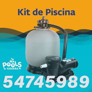 Kit bomba y filtro de arena de piscina - Img 54964062