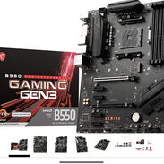 MSI Placa base para juegos B550 Gaming GEN3 (AMD AM4, DDR4, PCIe 3.0, SATA 6Gb/s, M.2, USB 3.2 Gen 1, HDMI, ATX - Img 45379316