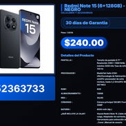 Redmi Note 15 (6+128GB) - NEGRO . - Img 57513826