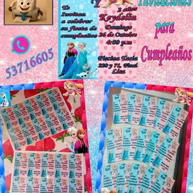 Invitaciones para cumpleaños y cualquier evento (y otros servicios afines) - Img 118339962