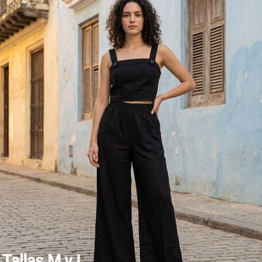 Juegos de pantaloneta y blusa corta - Img 122190238