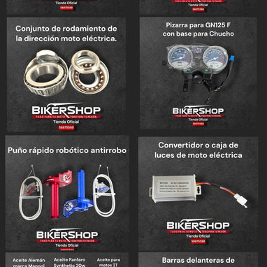 Tienda de Accesorios para motos de combustión. BIKERSHOP - 3/10