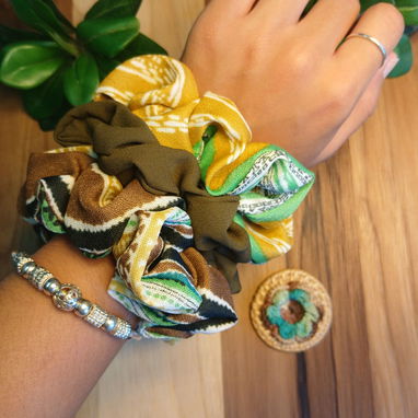 Felpas de tela Scrunchies 🌺 - 2/3