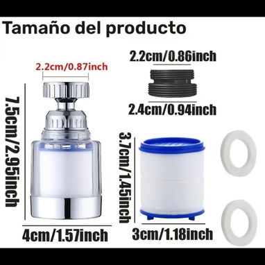 Filtro de agua con repuestos - Img 122868973