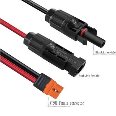 Cable panel solar a ecoflow importado AWG 12 - Img 119035349