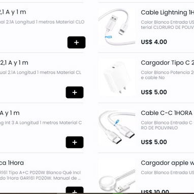 Cables, cargadores, combos de cargadores y maface de varios de varios modelos. 54741004 - Img 97541612