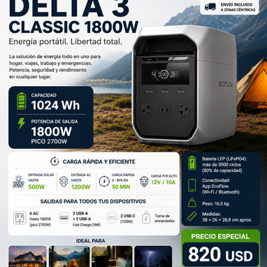 Soluciones de Energía para Apagones en Cuba | EcoFlow, MUST, Sako, LANX e Infinisolar | Todo NUEVO + GARANTÍA | 55919946 - Img 121599302