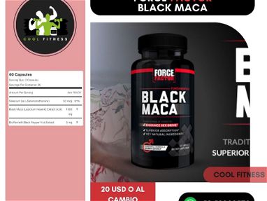 ☎️⚡⚡ *Force Factor Black Maca (Sex Drive)* - Img main-image