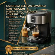 Despierta tus sentidos con nuestra cafetera espresso! Prepara deliciosos espressos, capuccinos y lattes con solo presion - Img 55426660