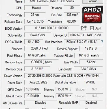 PowerColor R9 390 8GB - Img 96178456