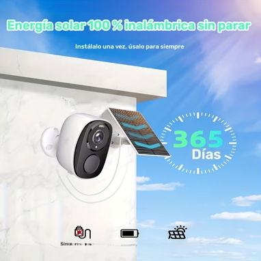 Cámara exterior e interior Solar 3Mpx - Img 123414985