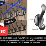 Juego de 5 ganchos de pared - Img 54132357