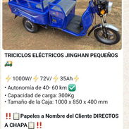TRICICLO Eléctrico JINGHAN - Img 56013426
