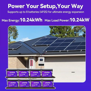 Batería de litio LiFePO4 de 24V 140AH (3.5kWh) - 4/5
