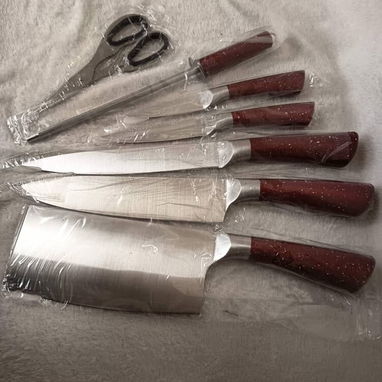Juego de Cuchillos de Cocina Premium con Base Acrílica (cv) - Img 112811453