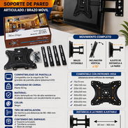 SOPORTE DE TV 14"-55" NUEVO EN SU CAJA. FACTURA Y GARANTÍA - Img 57229028
