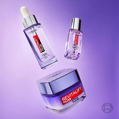 Skincare L'Oréal Revitalift Filler: serum para el rostro, serum para ojos, crema de día y noche. - Img 114231469