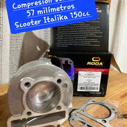 Se vende compresión  estandar a 57 milímetros  para  scooter Italika 150cc  Precio 70usd  WhatsApp 52502650 - Img 45572151
