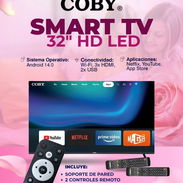 SMART TV COBY 32" FULL HD Resolución de la pantalla: FHD (1366x768p). Pantalla: LED de 32". Conectividad: Wifi. 150 usd - Img 55731789