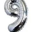 Globos plateado y dorado - 7/10