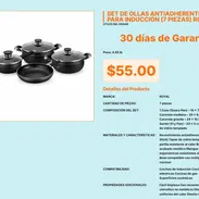 Batería de Cocina de Inyección Rígida Royal de 7 Piezas con Tapas Base VPT#-0470 - Img 55553519