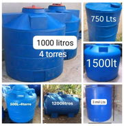 Tanque de agua tanques de agua plásticos azules nuevos - Img 45959817