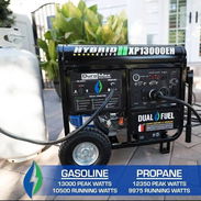 Planta eléctrica DuroMax Funciona con gasolina o gas ⚡13000 watts gasolina⛽ 4 tiempos Motor de arranque ⚡ 110-220v *Prec - Img 57813102