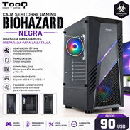 Chasis Semitorre Gaming BIOHAZARD con cristal templado y 2 fanes - Img 57843937