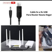 Cable 5v a 9v Para Router Nauta Nuevos sellados calidad y garantia de 15 dias no dude en llamar - Img 52935262