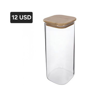 Botes de cristal con tapa hermética Alessandro Casa y Menaje por tamaños - 8/10