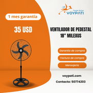 Ventilador de pedestal 18" Milexus - Img 55963413
