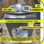 QB-731- Lavadora Automática Sankey 13kg ...350 USD...51596013...Transporte incluido lugares cercanos - Img main-image-56584314