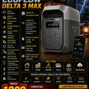 ⚡ LA MAX ⚡ECOFLOW DELTA 3 MAX  - 4800/2400W  - 2048WH BATERÍA - P.SOLAR 500W. FACTURA Y GARANTÍA. 📲 54833699 - Img 57078833