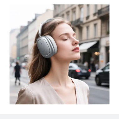 Hoco W68 Calma - Auriculares inalámbricos con cancelación activa de ruido y app - 4/5