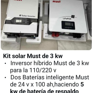 Kit solares con y sin instalación ver datos en las fotos, características y precios - Img 125215479