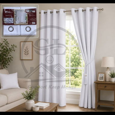 cortinas con diseño tapa sol blackout con borlas el juego d dos paños - Img 123876792