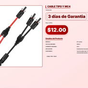 CABLE TIPO Y MC4 . - Img 57101594