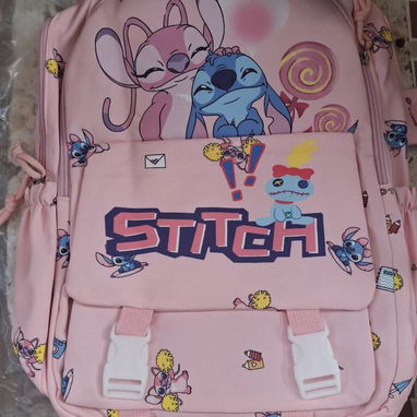 Set de mochila, merendero y cartuchera de Stitch - Img 125014837
