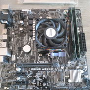 KIT AMD ATHLON 3000G, ASUS PRIME A320M-K , RAM DDR4 8GB + CHAPILLA + GARANTIA - Img 55767354