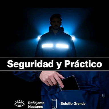 Impermeable Para Motociclista Uso Rudo XXL - 2/2
