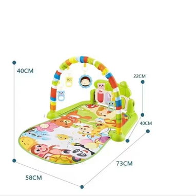 Gimnasio De Juegos Para Bebes. Incluye Manta de Juego. Piano con 3 Sonidos. Arco con 5 Accesorios colgantes. Nuevo!!! - 7/7