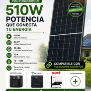 ☀️Panel Solar bifacial 510W☀️ La mejor marca Trina solar - Img 56814470
