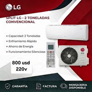 Split LG de 2 tonelada convencional, electroventas 💯 - Img 58031207